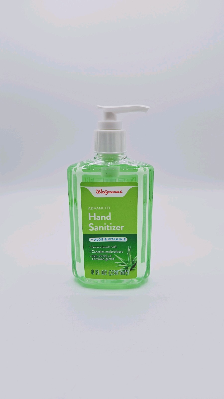 Walgreens Hand Sanitizer with Aloe 8 oz