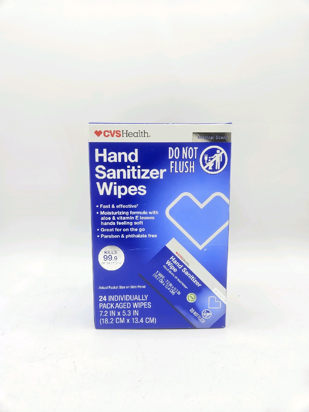 CVS Hand Sanitizer Wipes 24 Individually Packaged