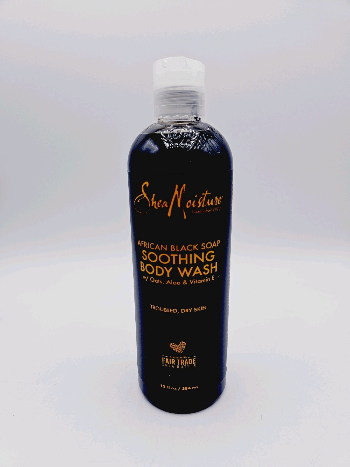SheaMoisture Soothing Body Wash African Black Soap 13 Oz.