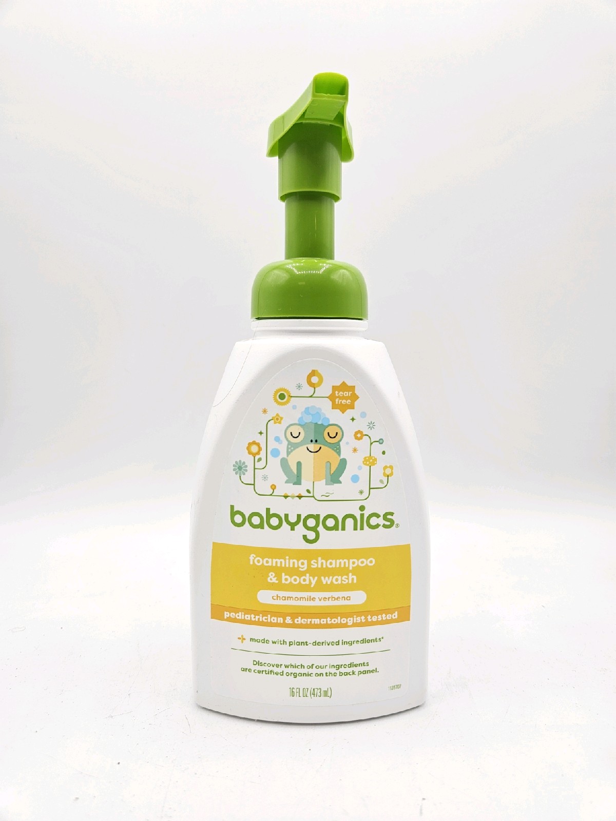 Babyganics Baby Shampoo + Body Wash Chamomile Verbena, 16oz